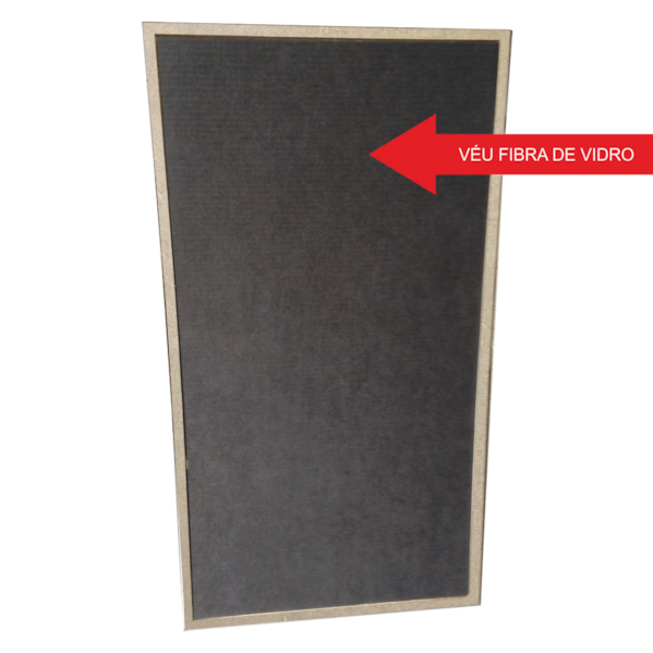 Absorvedor de Canto Bass Trap Triangular de Madeira s/ Revestimento - 1013 x 610 x 430 mm