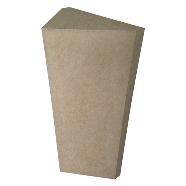 Absorvedor de Canto Bass Trap Triangular de Madeira s/ Revestimento - 1013 x 610 x 430 mm