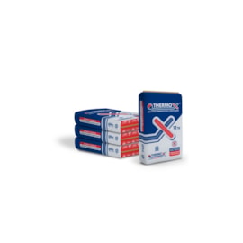 Argamassa Térmica Acústica Anti Chamas Thermo X 12kg | Isolamento para Paredes e Lajes