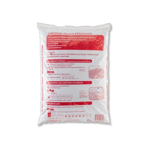 Argila Expandida Tipo 2215 Cinasita 2 kg