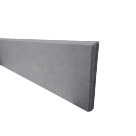 Baffle Biombo Lã de PET 300 x 1200 mm Cor Argento