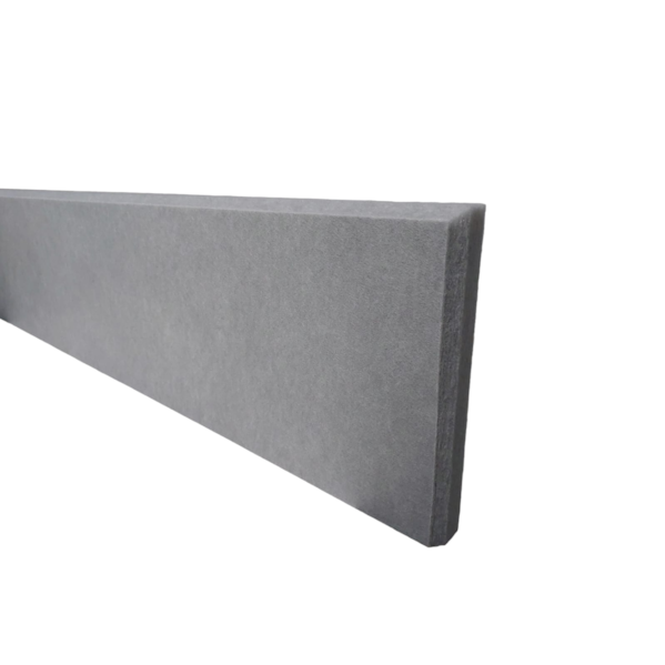 Baffle Biombo Lã de PET 300 x 1200 mm Cor Argento