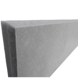Baffle Biombo Lã de PET 300 x 1200 mm Cor Argento
