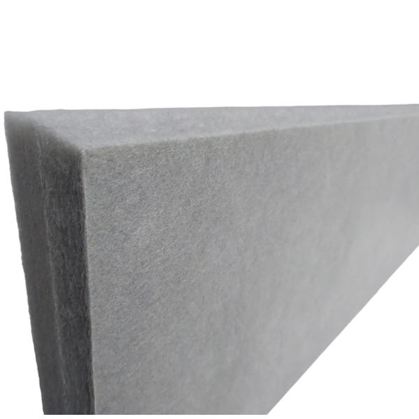 Baffle Biombo Lã de PET 300 x 1200 mm Cor Argento