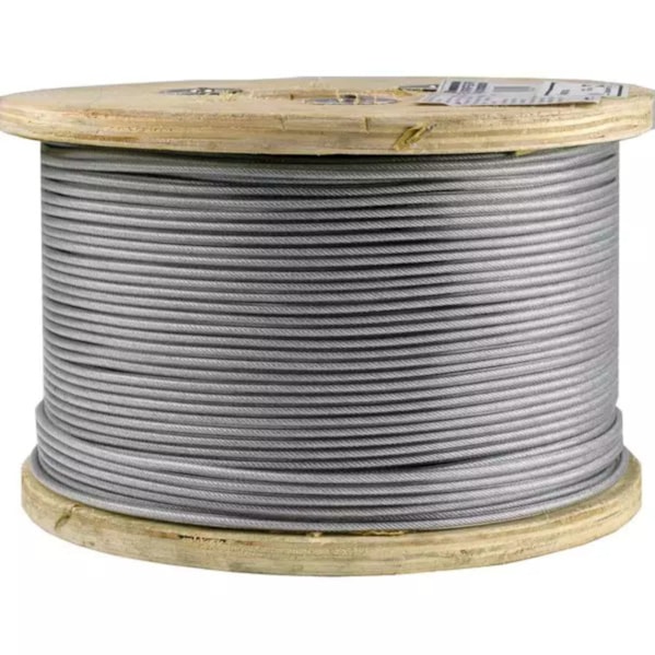 Cabo de Aço 6x07 1.6-1/16 - 1 Metro Cabo de Aço 6x07 1.6-1/16 - 1 Metro