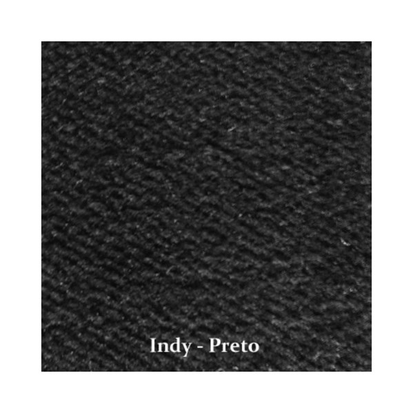 Carpete Indy Polipropileno - 3000 x 1000 x 6 mm (3 m2) - Preto