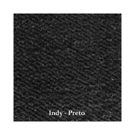 Carpete Indy Polipropileno - 3000 x 1000 x 6 mm (3 m2) - Preto