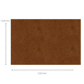 Chapa Eucadur Liso - 122 x 122 - Eucatex - Natural