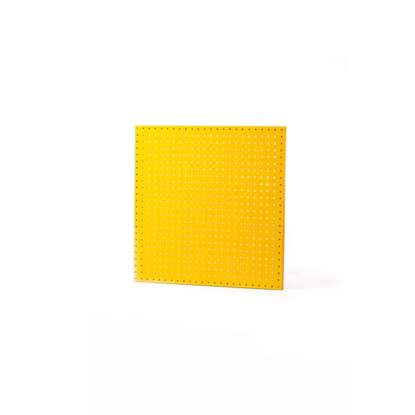 Chapa Perfurada Eucatex Pegboard Com Requadro 610 x 610 x 20mm