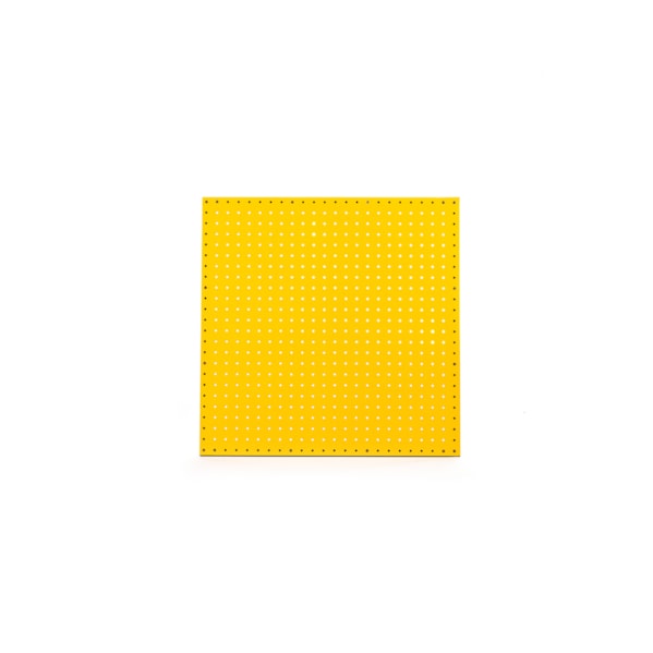 Chapa Perfurada Eucatex Pegboard Com Requadro 610 x 610 x 20mm