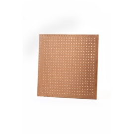 Chapa Perfurada Eucatex Pegboard Com Requadro 610 x 610 x 20mm