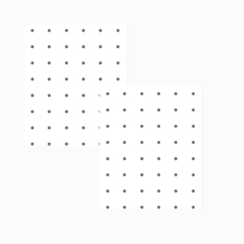 Chapa Perfurada Pegboard - 120 x 60 cm - Branco Cristal