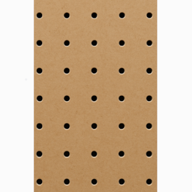 Chapa Perfurada Pegboard - 120 x 60 cm - Natural
