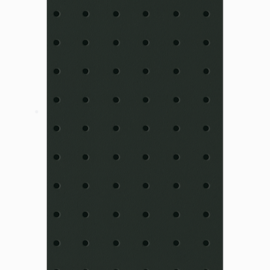 Chapa Perfurada Pegboard  120 x 60 cm - Preto