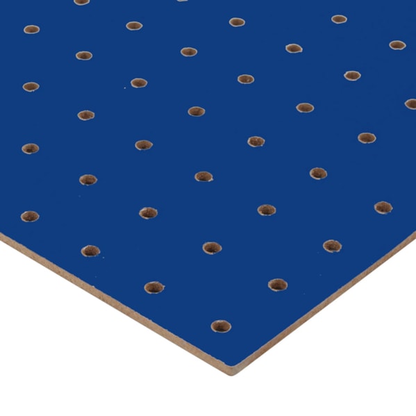 Chapa Perfurada Pegboard Cor Azul Madagaskar 1220 x 610 mm Chapa Perfurada Pegboard Cor Azul Madagaskar 1220 x 610 mm