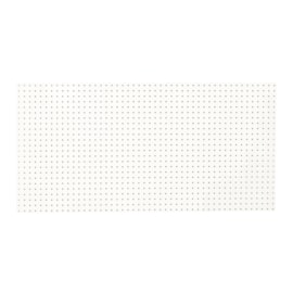 Chapa Perfurada Pegboard Cor Branco Cristal 1220 x 610 mm