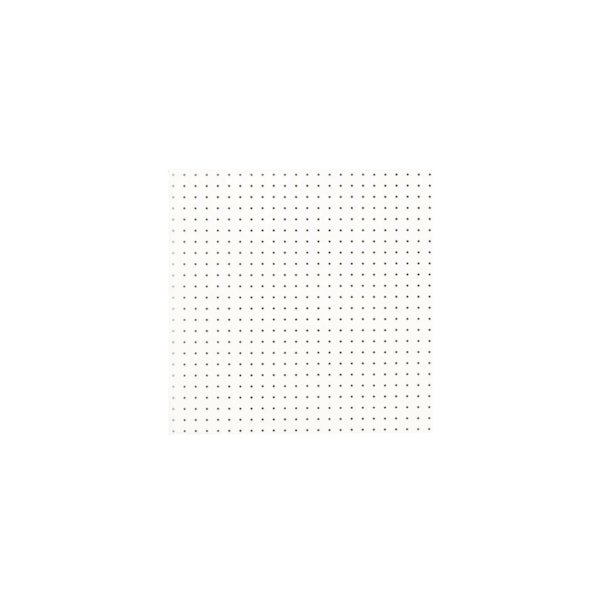 Chapa Perfurada Pegboard Cor Branco Cristal 600 x 600 mm