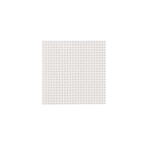 Chapa Perfurada Pegboard Cor Branco Glacial 600 x 600 mm