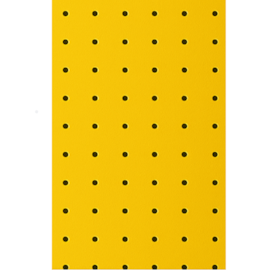 Chapa Perfurada Reta UV - 120 x 60 cm - Amarelo Gema
