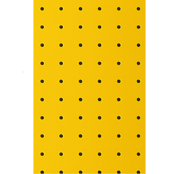 Chapa Perfurada Reta UV - 120 x 60 cm - Amarelo Gema
