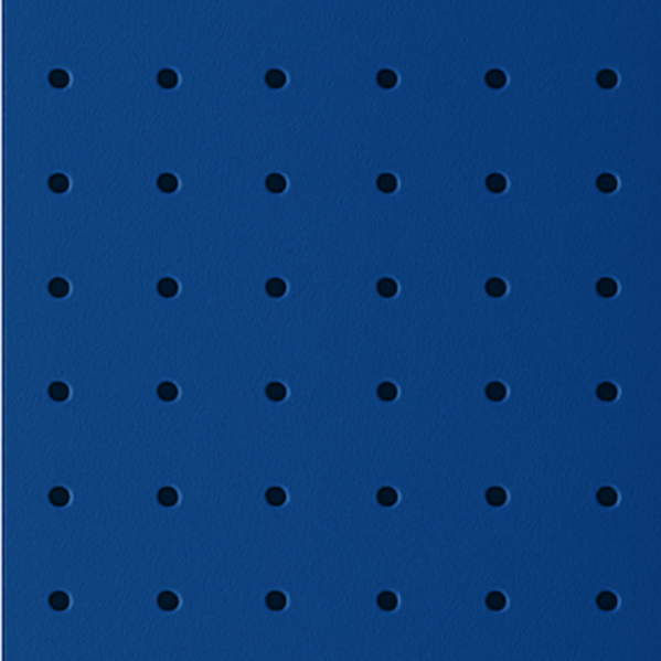 Chapa Perfurada Reta UV - 120 x 60 cm - Azul Madagaskar
