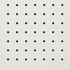 Chapa Perfurada Reta UV - 60 x 60 cm - Branco Glacial