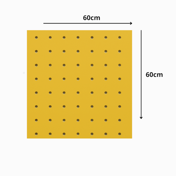 Chapa Perfurada Reta UV - 60 x 60 cm - Cores