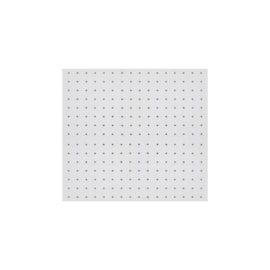 Chapa Perfurada Reta UV - 610 x 610 x 3 mm - Branco Glacial