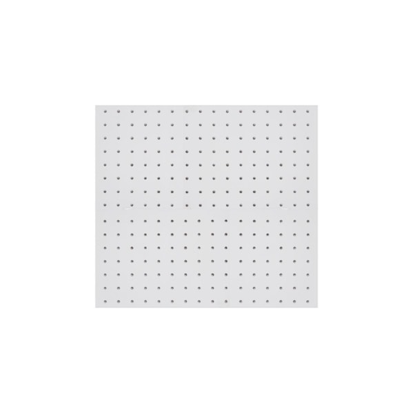 Chapa Perfurada Reta UV - 610 x 610 x 3 mm - Branco Glacial