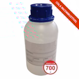 Cola Incombustível Silicato de Sódio Neutro R3342 Frasco 500ML- Galão - Cola Incombustível