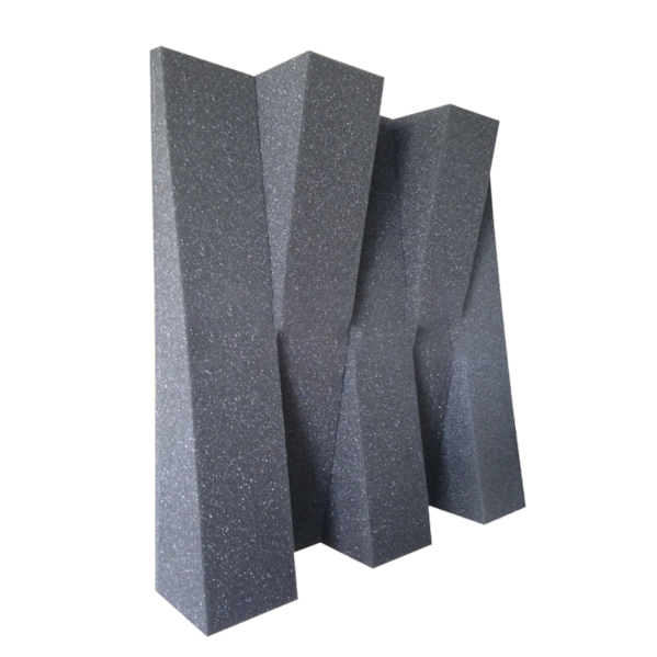 Difusor Cunha PU - 500 x 500 x 100 mm 23kg/m3 - Natural Difusor Cunha PU - 500 x 500 x 100 mm 23kg/m3 - Natural