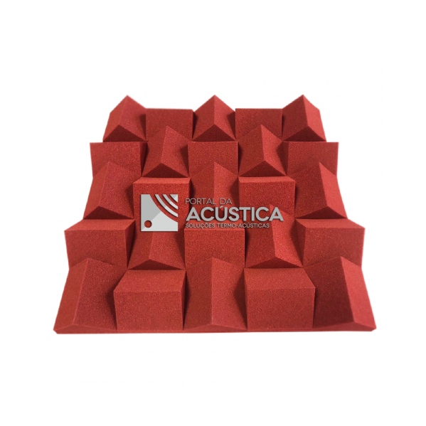 Difusor Space PU  500 x 500 x 65 mm 23 kg/m3  Cores