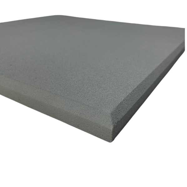 Espuma Melamina Lisa Cor Cinza Elefante 625 x 625 x 50 mm Densidade 11kg/m3