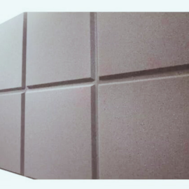 Espuma Melamina Lisa Cor Cinza Elefante 625 x 625 x 50 mm Densidade 11kg/m3