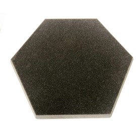 Espuma PU Hexagonal - 500 x 500 x 20 mm 23kg/m3 - Natural