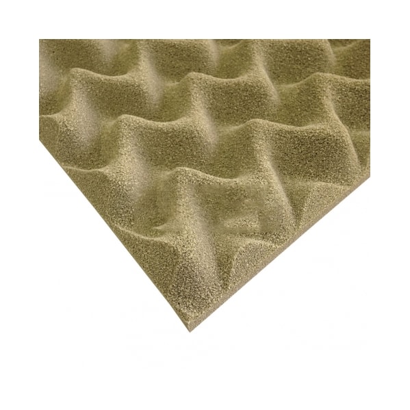 Espuma PU Senoidal 500 x 500 x 25 mm Densidade 23 kg/m³ Diversas Cores