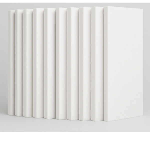 Forro Lã de PET 1245 x 622 x 25mm - 36Kg/m³ - Branco - 14 unidades