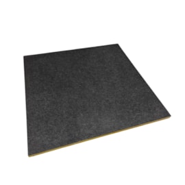 Kit 14 Placas Lã de Vidro Forro Ecoportal com Película Preta 620 x 620 x 15 mm Densidade 60 kg/m³