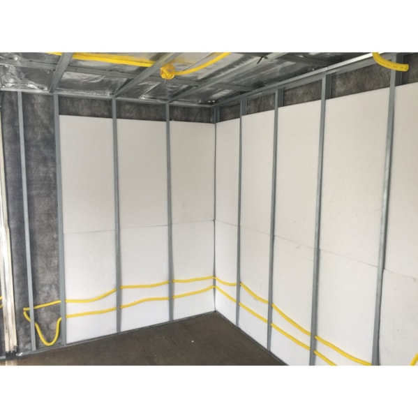 Kit 15 Placas Lã de PET Branco 1200 x 600 x 50 mm Densidade 30 kg/m³