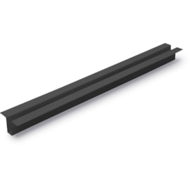 KIT 15 UN - Perfil Cartola 3000 mm - 15 x 25 x 11 x 25 x 15 - Preto