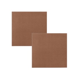 Kit 2 Chapas Perfuradas Pegboard Cor Natural 610 x 610 x 3 mm