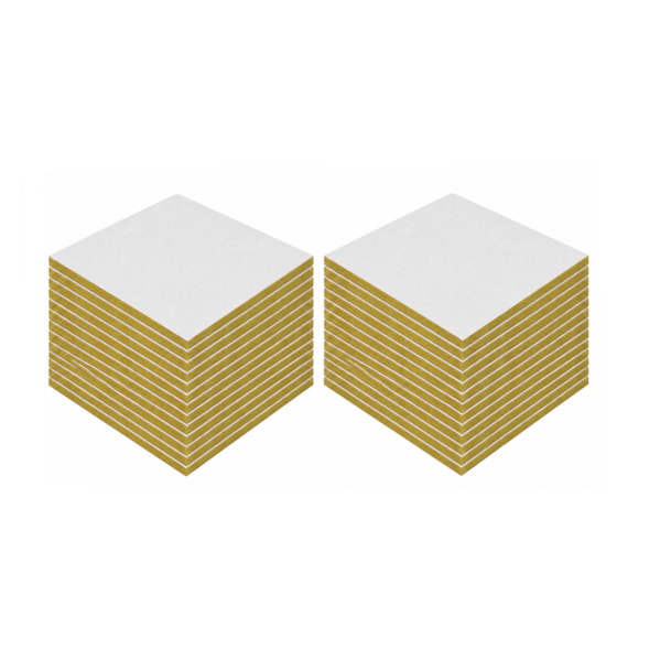 Kit 28 Placas Lã de Vidro Forro Ecoportal com Película Branca 620 x 620 x 15 mm Densidade 60 kg/m³