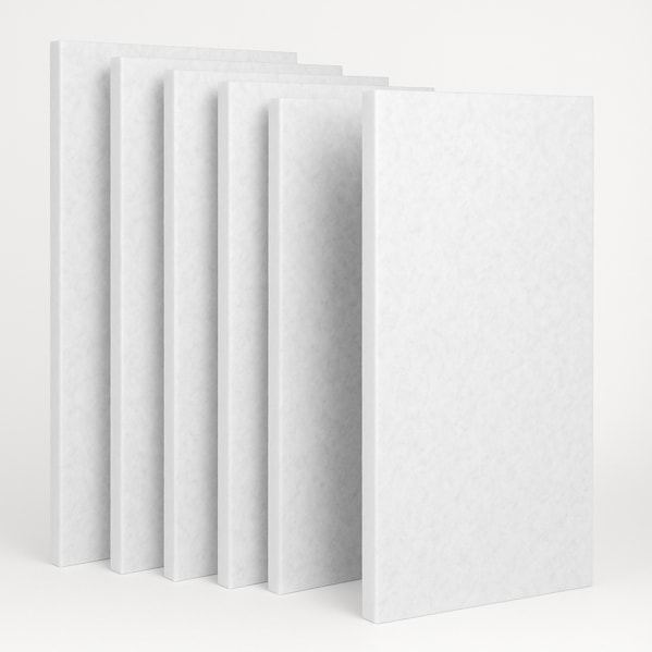 Kit 30 Placas Lã de PET Preto 1200 x 600 x 25 mm Densidade 30 kg/m³