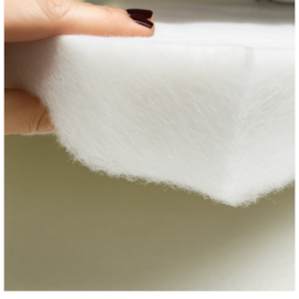 Kit 4 Placas Lã de PET Branco 1200 x 600 x 50 mm Densidade 35 kg/m³