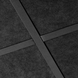 Kit 4 Placas Lã de Rocha Véu Preto 1200 x 600 x 51 mm Densidade 64 kg/m³