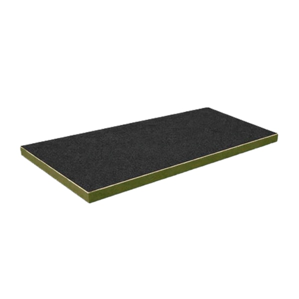 Kit 4 Placas Lã de Rocha Véu Preto 1200 x 600 x 51 mm Densidade 64 kg/m³