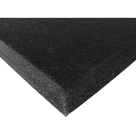 Kit 6 Placas Lã de PET Preto 1200 x 600 x 50 mm Densidade 30 kg/m³