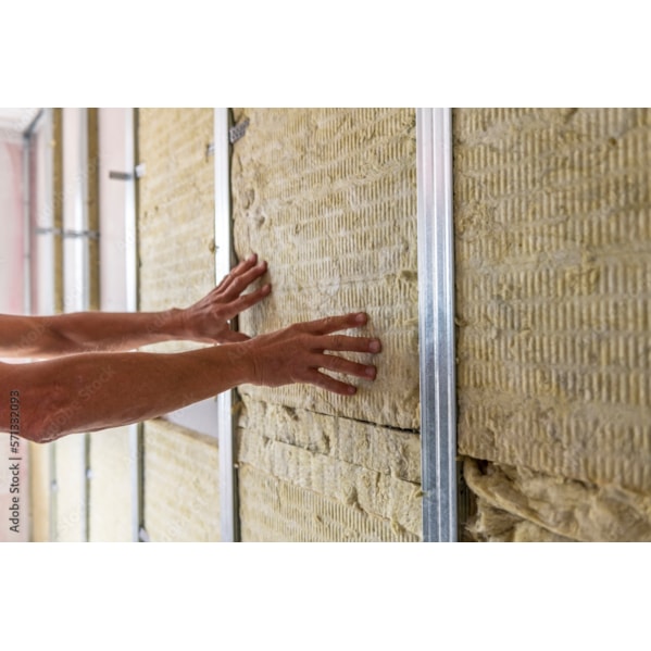 Kit 6 Placas Lã de Rocha 1200 x 600 x 51 mm Densidade 64 kg/m³