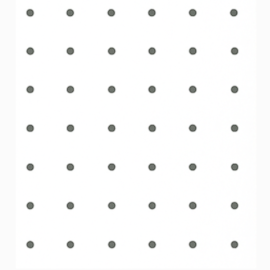 Kit Chapa Perfurada 61 x 61 cm + 5 ganchos 5 cm