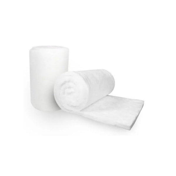 Manta Bipartida Lã de PET Branca 12500 x 600 x 50mm - 7kg/m³ - 2 Un. - 15m² Manta Bipartida Lã de PET Branca 12500 x 600 x 50mm - 7kg/m³ - 2 Un. - 15m²